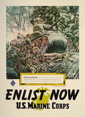 Enlist Now; U.S. Marine Corps; Cape Gloucester