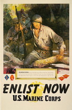 Enlist Now; U.S. Marine Corps; Guadalcanal