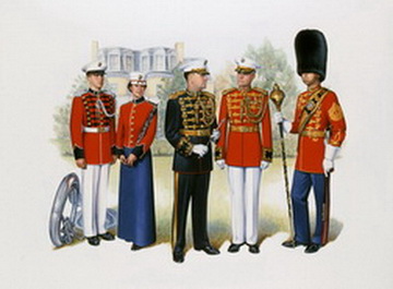 Uniform Plate Series, 1983 - USMC Band - Plate VII