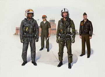 Uniform Plate Series, 1983 - Aviation Clothing - Plate IX