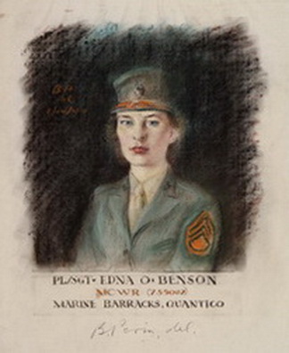 PL-SGT, Edna O Benson, MCWR