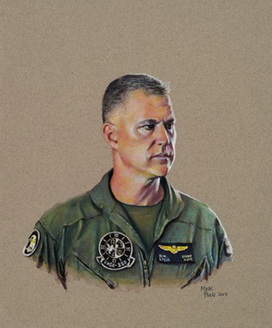 Untitled (Portrait of Lt. Col. B.W. Grant wearing flight suit)