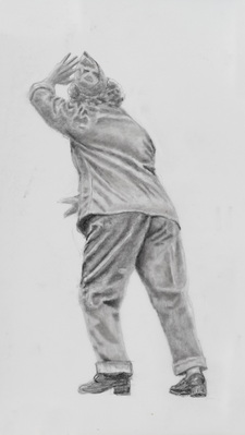 Figure study for woman in Free a Marine to Fight