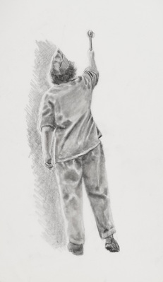 Figure study for woman in Free a Marine to Fight