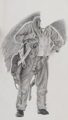 Figure study for pilot in Free a Marine to Fight
