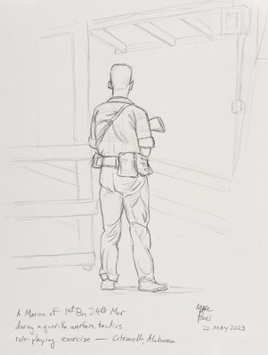 A Marine of 1st BN 24 Mar