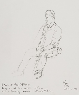 A Marine of 1st BN 24 Mar