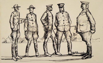 Progression of World War I Marine Corps Officers 