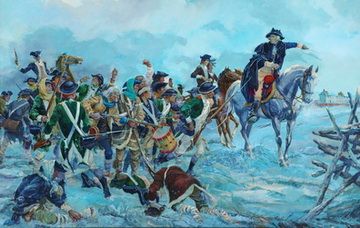 Marines with Washington at Princeton, 3 January 1777