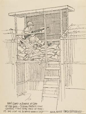 Navy Guard in Bunker