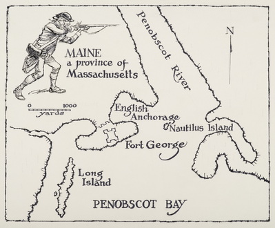 Drawing, Penobscot Bay