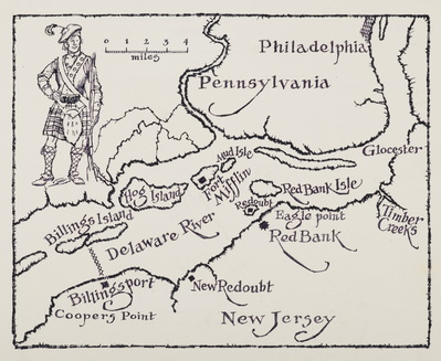 Drawing, Evacuation of Billingsport, 1777