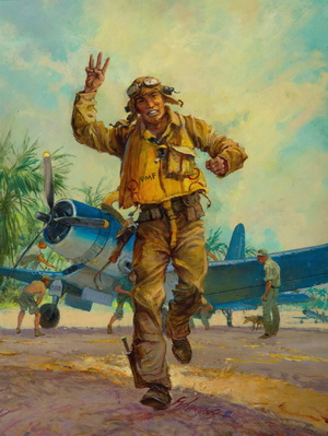 Pappy Got Three (Marine Aviator VMF-214)