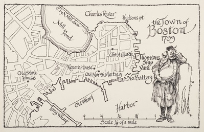 Drawing, Map-Capt Carmick Arrives for Inspection