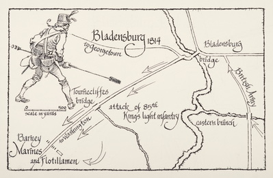 Drawing, Map-Final Stand at Bladensburg