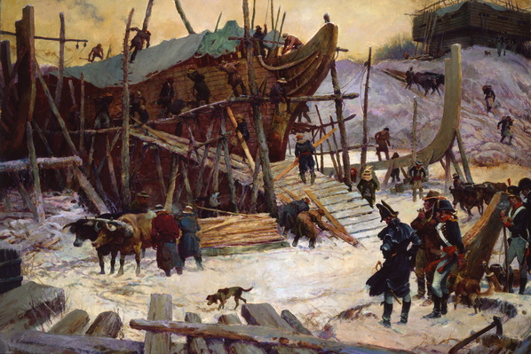 Shipbuilding at Sackett's Harbor