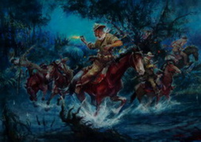 Dan Daly at the River Ambush - MOH