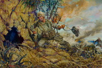 Bud Pierce, Navy Cross 