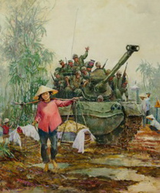 Tank Patrol to DMZ, Artist on Board