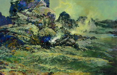 Twilight on Sulfur Island