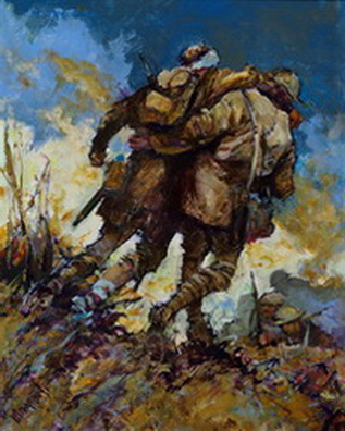 Hospital Apprentice First Class David E. Hayden, USN 2D Battalion, 6th Regiment, USMC - Thiaucourt, France 15 September 1918