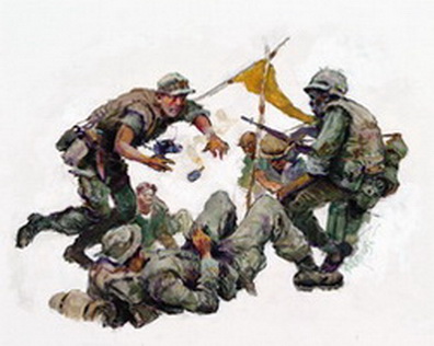 William Perkins Combat Photographer - Several Figures are from Sketches from VN-MOH