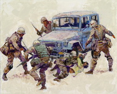 Beige Vignette Jeep