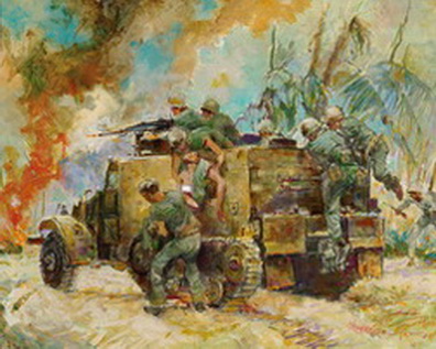 Roi Namur Col Aquilla Dyess Halfrack Rescues Pinned Down Marines