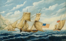 United States Sloop Pursued...