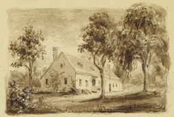 Landscape with a White House