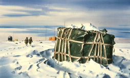 Air Drop Pallet at South Pole