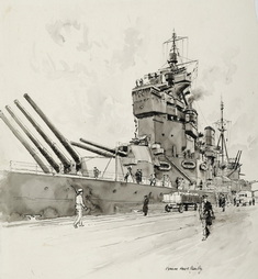 The British Battleship Duke of York 