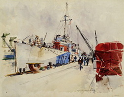 HMS Roxborough, Port Bow