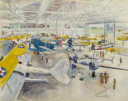 Interior of Hangar No. 1