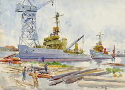 Minesweepers Fitting Out