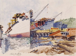 FOUR AUXILIARY AIRCRAFT CARRIERS