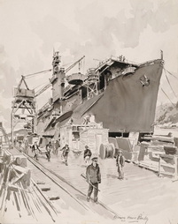 USS CARD ESCORT AIRCRAFT CARRIER 