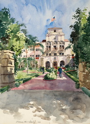 THE PATIO, US NAVAL HOSPITAL, CORONA, CALIFORNIA