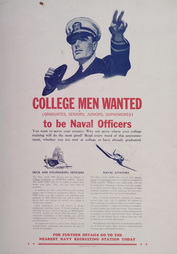 College Men Wanted To Be Naval Officers