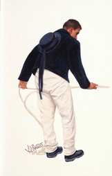 Study of Constitution Sailor in 1813 Uniform