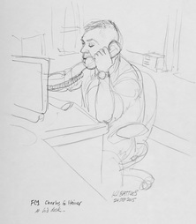 FC1 Charles G. Heiner at His Desk