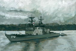 Study in Gray. USS Stump