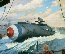 USS Abraham Lincoln Launching
