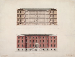 Cross-sectional view Naval Hospital Norfolk