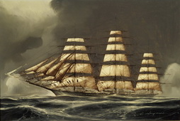 Sailing Vessel, 3 Masted Ship