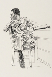 MAN AT DESK