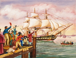 CELEBRATING A SHIPS RETURN