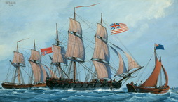 CNS Columbus Commanded by Abraham Whipple