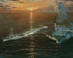 USS Porterfield and USS Bonhomme Richard 
