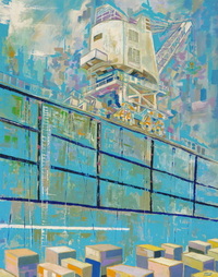 CRANE USS OAK RIDGE, FLOATING DRYDOCK